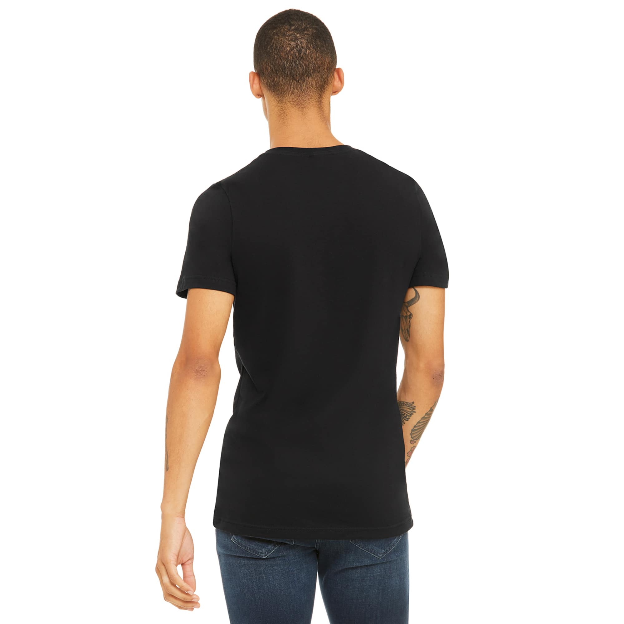 6 Pack: BELLA+CANVAS® Short Sleeve V-Neck Adult Unisex Cotton Jersey T-Shirt